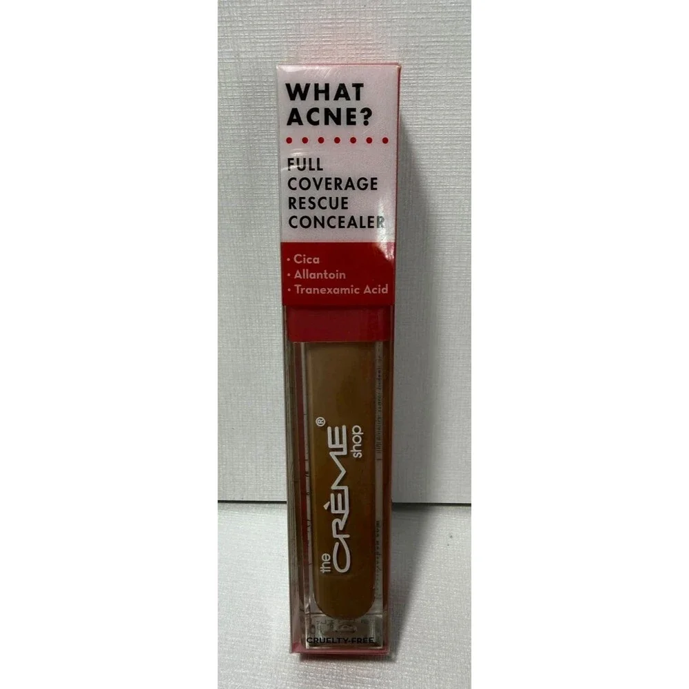The Crème Shop – “What Acne?” Full Coverage Rescue Concealer (Beige 40)